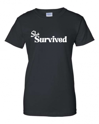 She Survived T-Shirt - Image 6