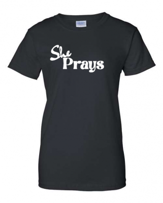 She Prays T-Shirt - Image 8