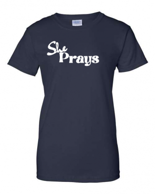 She Prays T-Shirt - Image 7
