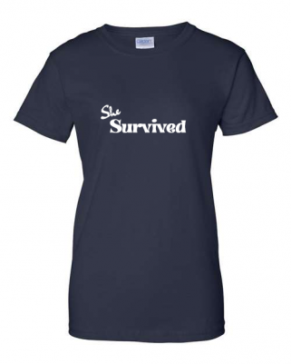 She Survived T-Shirt - Image 5