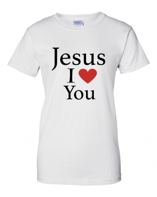 Jesus I Love You T-Shirt - Image 2